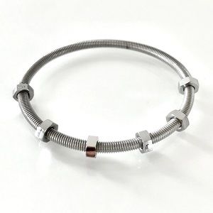 Bolts and Nuts Bracelet Stainless Steel